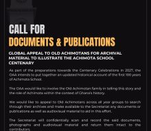 Call For Documents & Publications