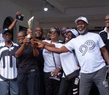 1977 Year Group won the most represented year group award at the Launch of the Achimota School Centenary Raffle.