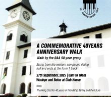 1990 Year Group celebrates 40 years since they entered Achimota School