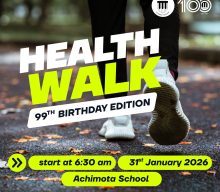 Road to 100 starts with one step 👟