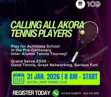 Calling all Akora Tennis Players- Grand Serve 2026