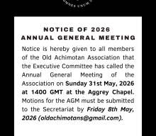 NOTICE OF 2026 ANNUAL GENERAL MEETING