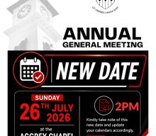 OAA ANNUAL GENERAL MEETING (New Date)