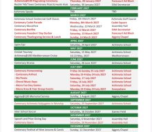 Centenary Program (Version Oct 2026). Save the dates!